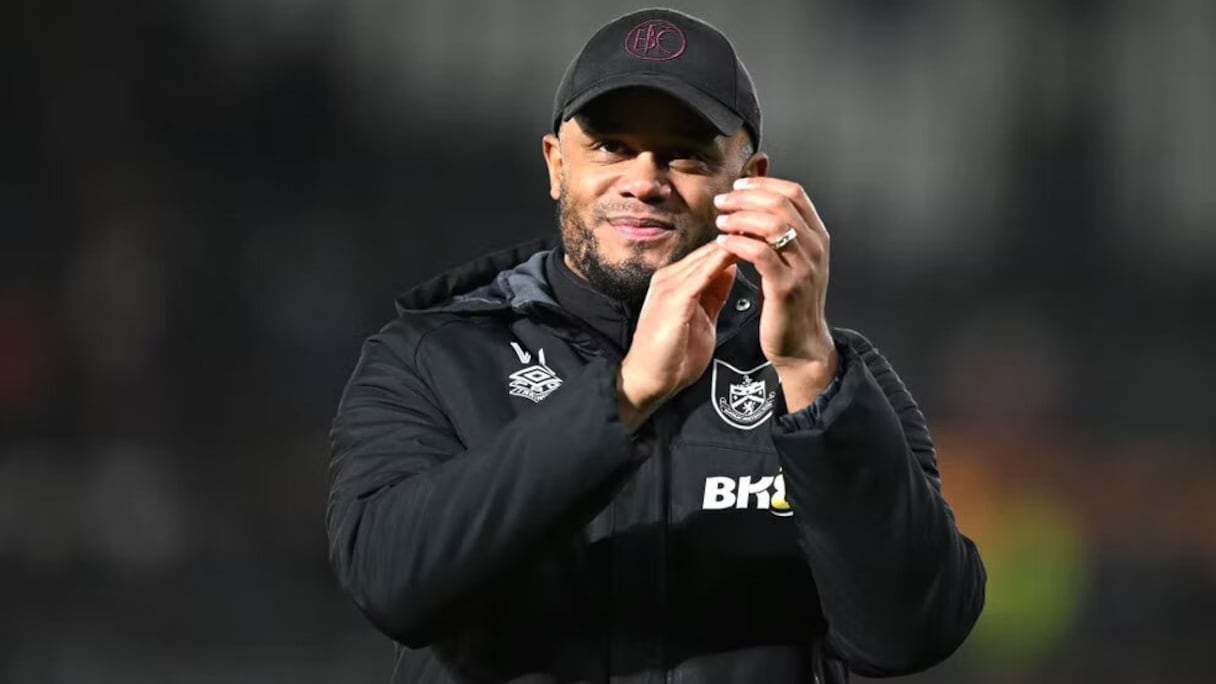 Vincent Kompany, entraîneur de Burnley.