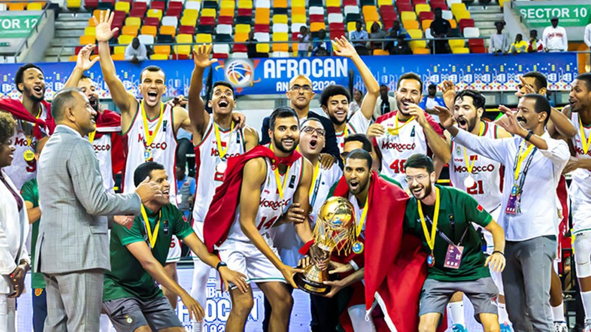 Lions de l'Atlas vainqueurs de l'AfroCAN de Basket