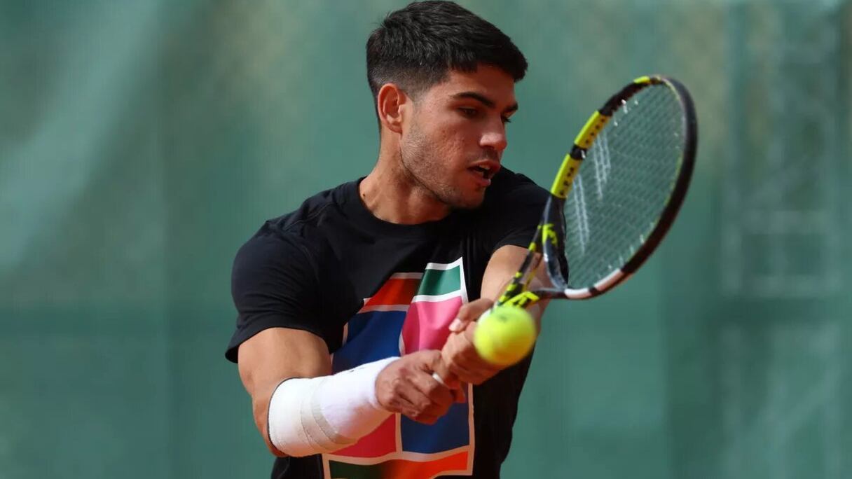 Le tennisman espagnol Carlos Alcaraz.