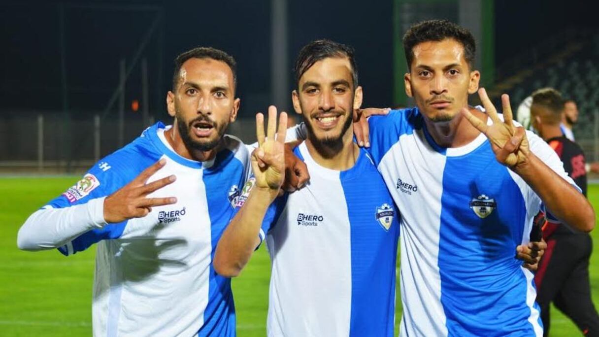 Les joueurs de la JSS aux anges.