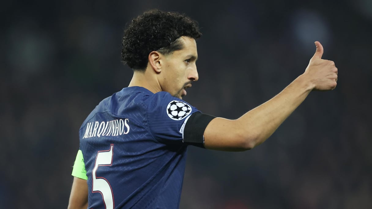 Marquinhos, le défenseur brésilien du Paris Saint-Germain.