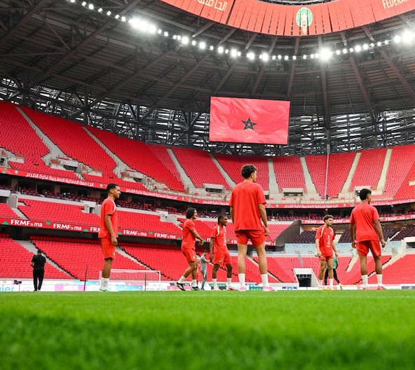 Lions de l'atlas entrainement (élim. CAN 2027)