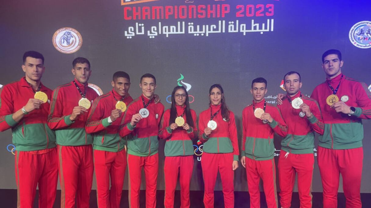 Équipe nationale de Muay Thai remporte le championnat arabe à Abu Dhabi