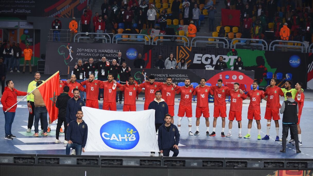 La sélection nationale de handball en CAN 2024.