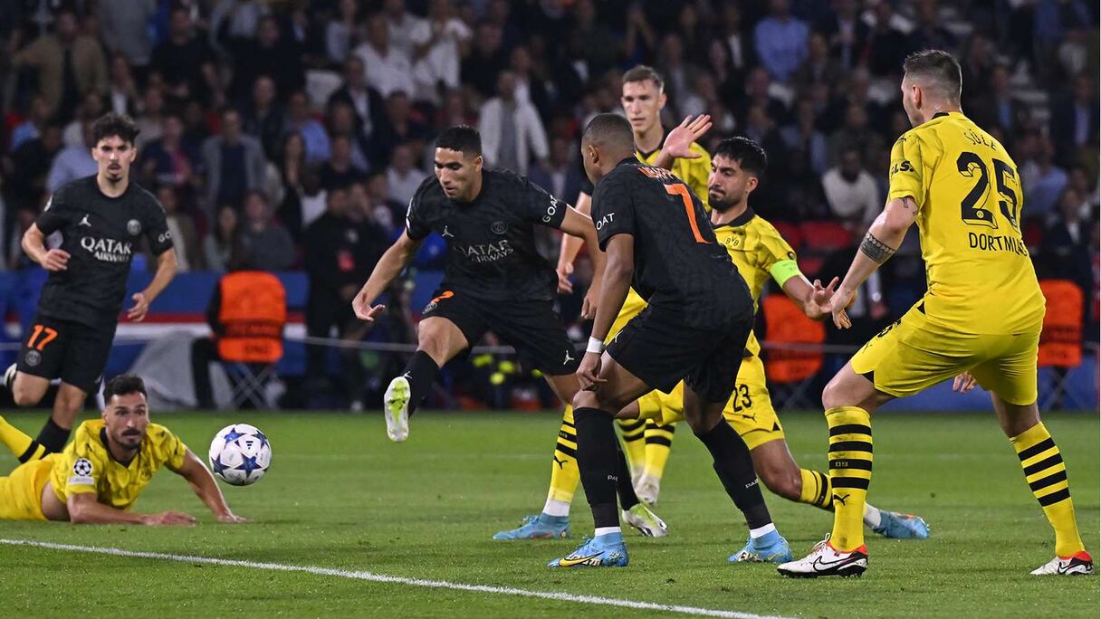 But d'Achraf Hakimi en ouverture de la Ligue des Champions face à Dortmund