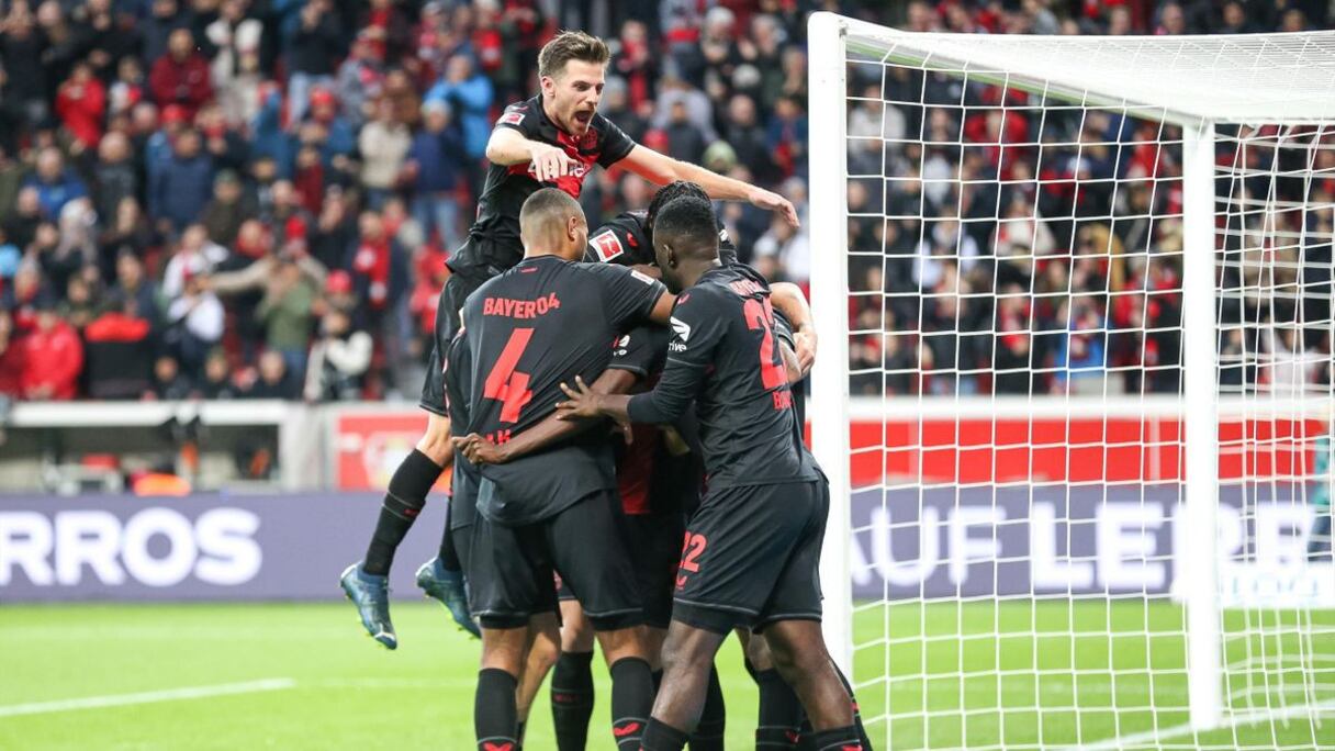 Les joueurs du Bayer Leverkusen.