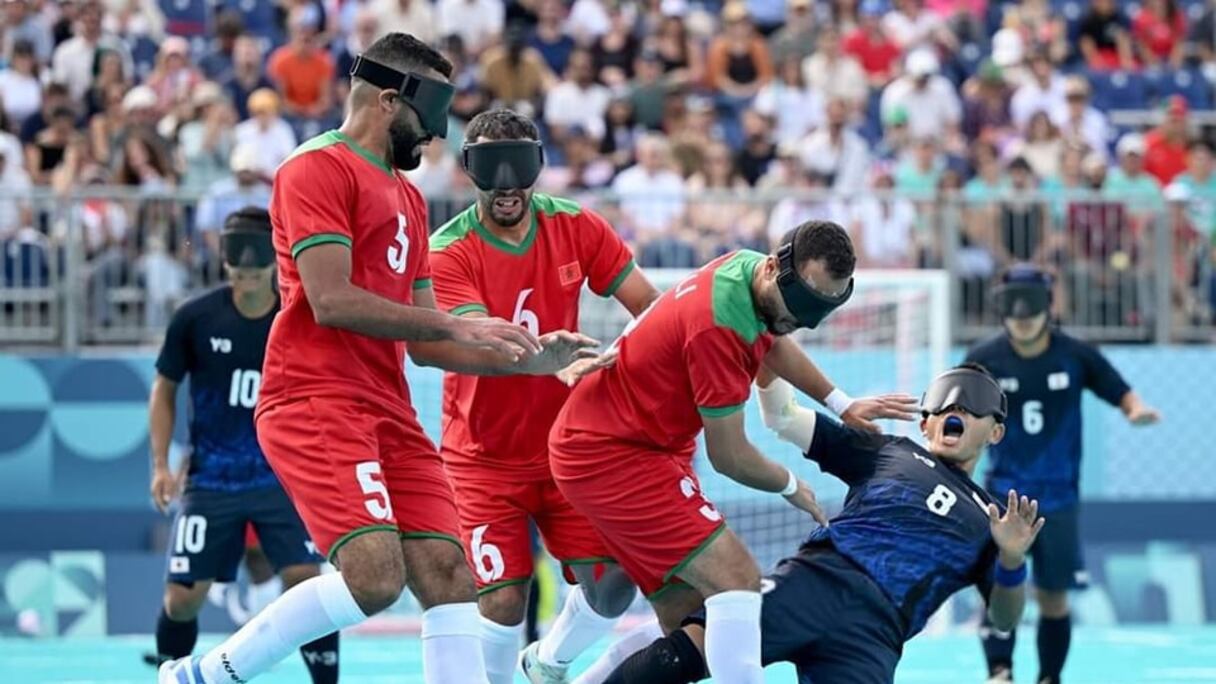 Les Lions de l'Atlas du cécifoot.