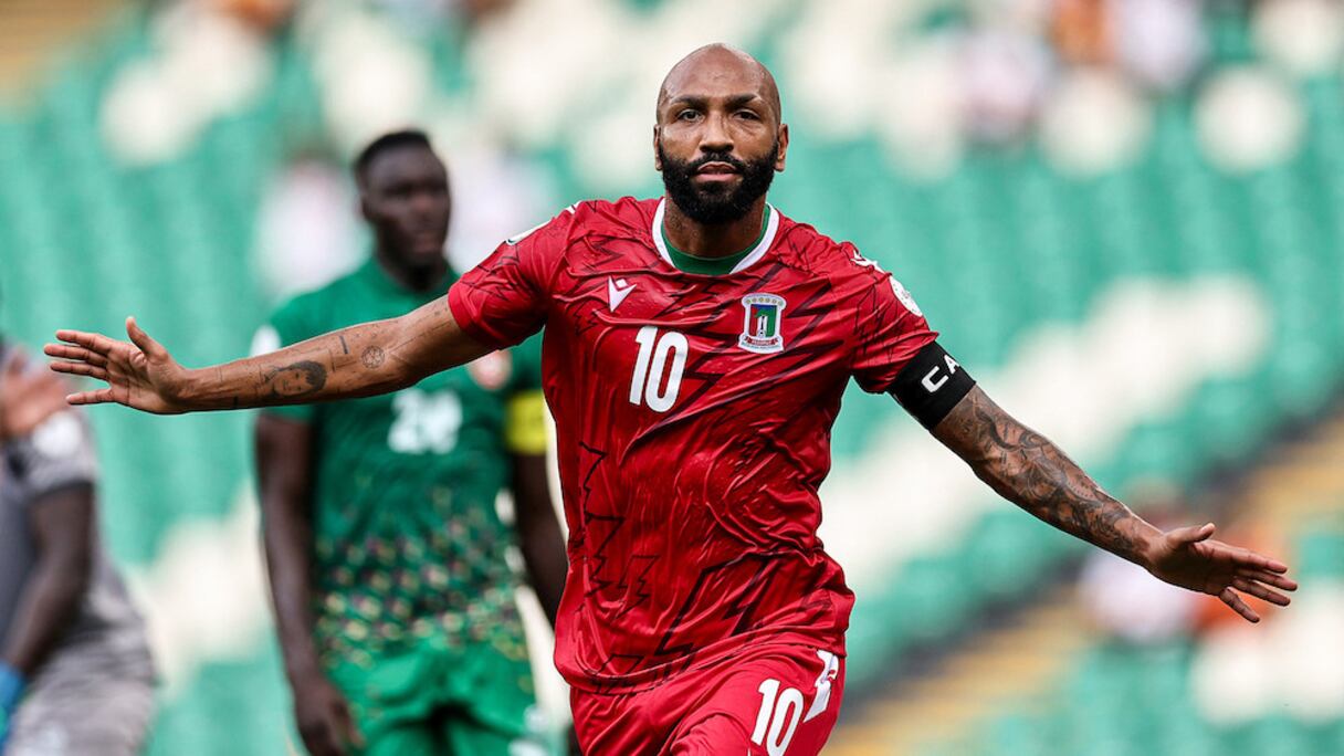 Emilio Nsue, capitaine de la Guinée équatoriale.