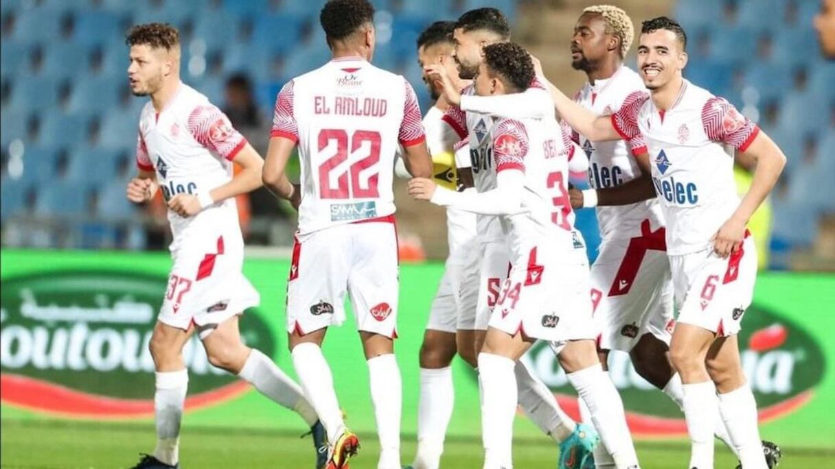 La joie des joueurs du Wydad de Casablanca.