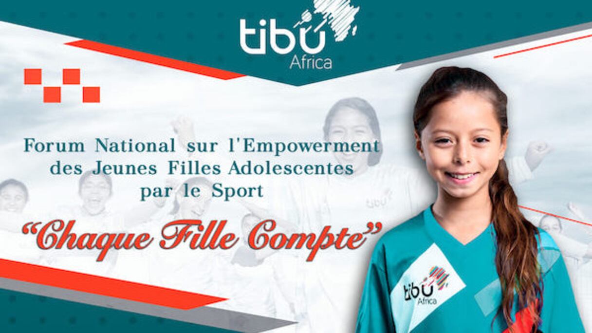 L'affiche du Forum national de l’Empowerment des filles adolescentes par le sport.