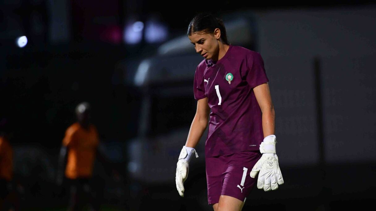 Khadija Errmichi, gardienne de buts des Lionnes de l'Atlas