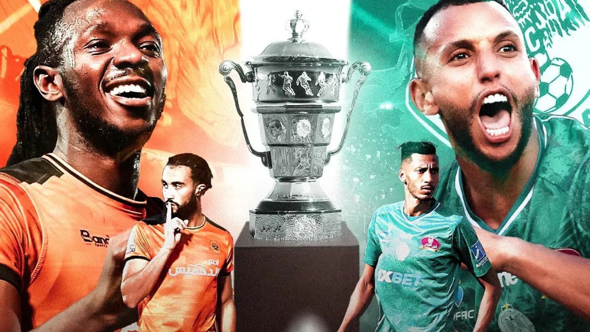 Le Raja et la RSB s'affrontent en finale de la Coupe du Trône 2021-2022.