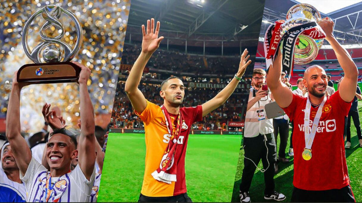 Soufiane Rahimi, Hakim Ziyech, Sofyan Amrabat