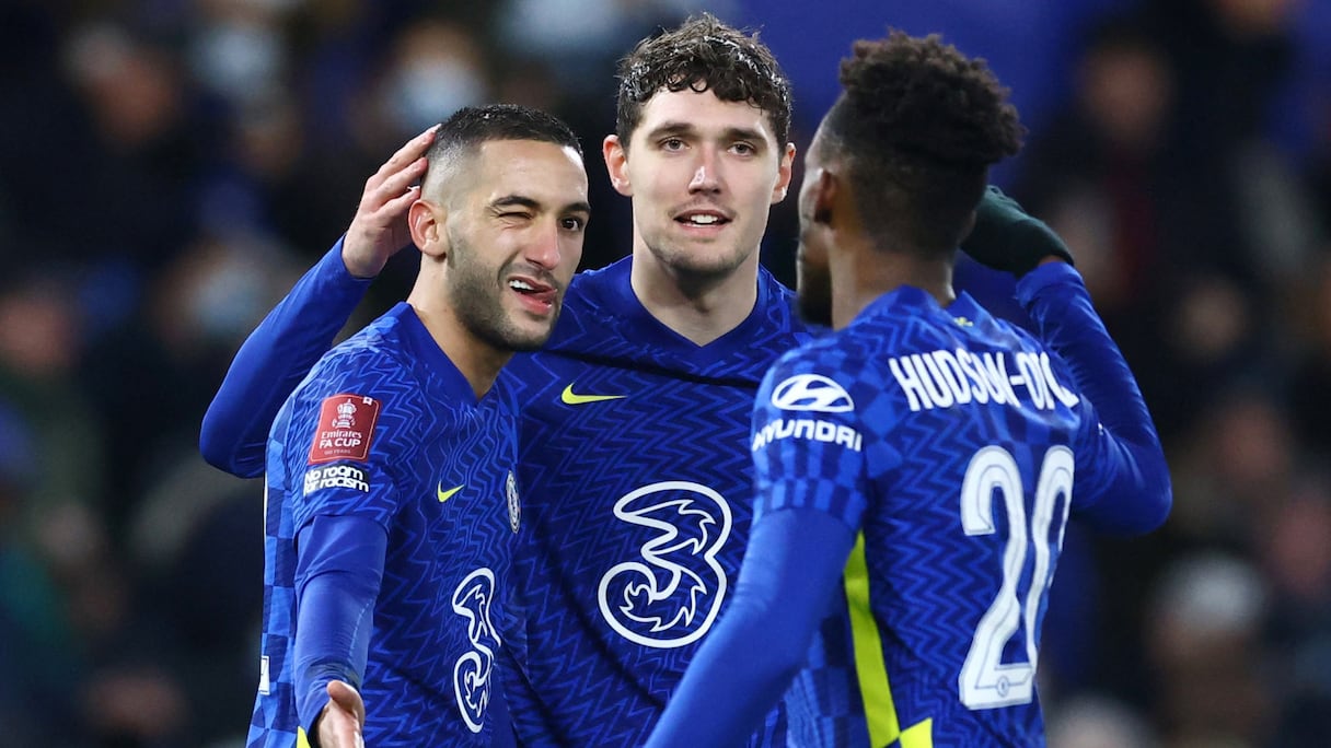 Ziyech et Chelsea qualifiés pour les 16es de finale de la Coupe d'Angleterre.