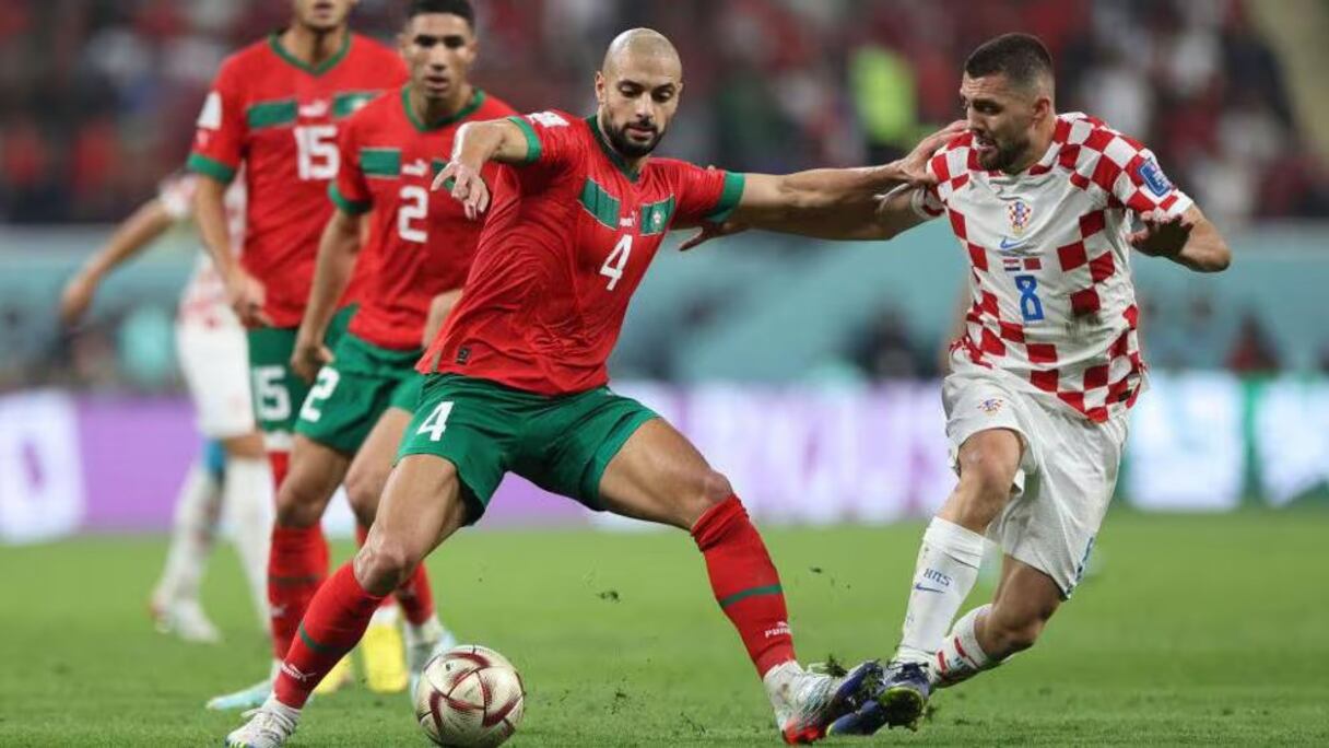 Sofyan Amrabat, milieu de terrain de L'Équipe nationale du Maroc