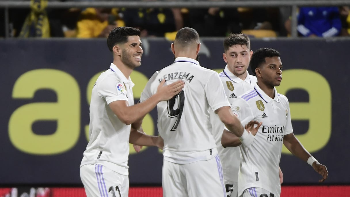 Les joueurs du Real Madrid.