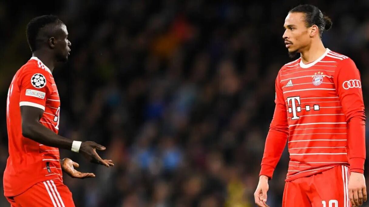 Sadio Mané et Leroy Sané.