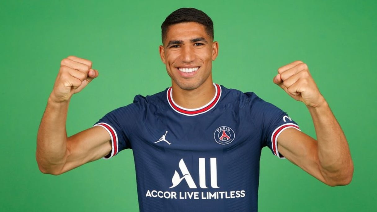 Achraf Hakimi, joueur marocain du PSG.