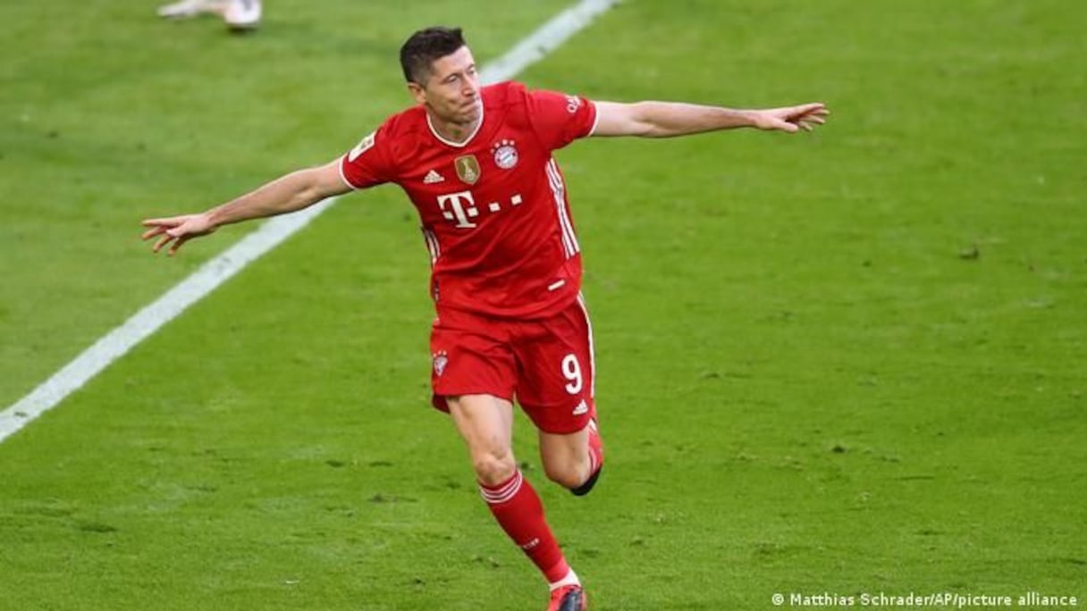 Robert Lewandowski, l'attaquant polonais du Bayern Munich.