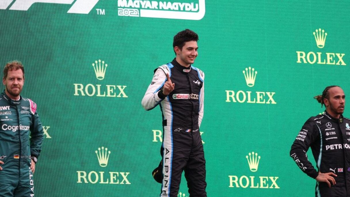 Le pilote français Esteban Ocon (Alpine).