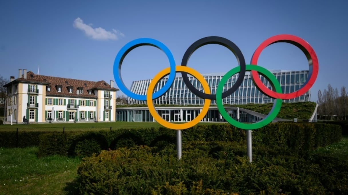 Le siège du comité international olympique (CIO) à Lausanne le 21 mars 2020.