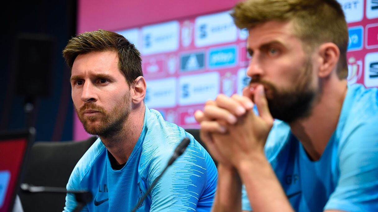 Messi et Piqué, les deux piliers du Barça.