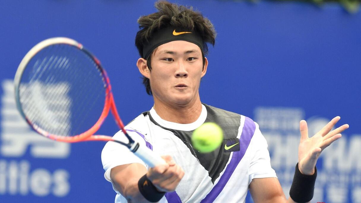 Zhang Zhizhen, tennisman chinois.