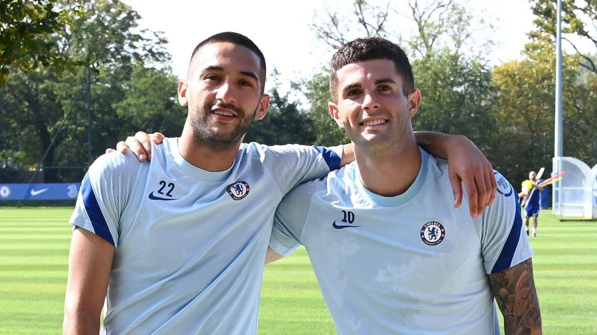 Ziyech et Franck Lampard.