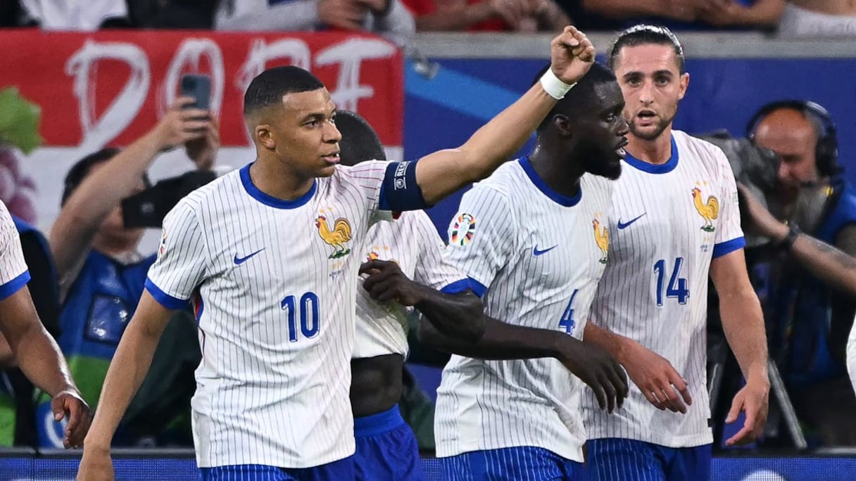 Kylian Mbappé avec les Bleus face à l'Autriche.