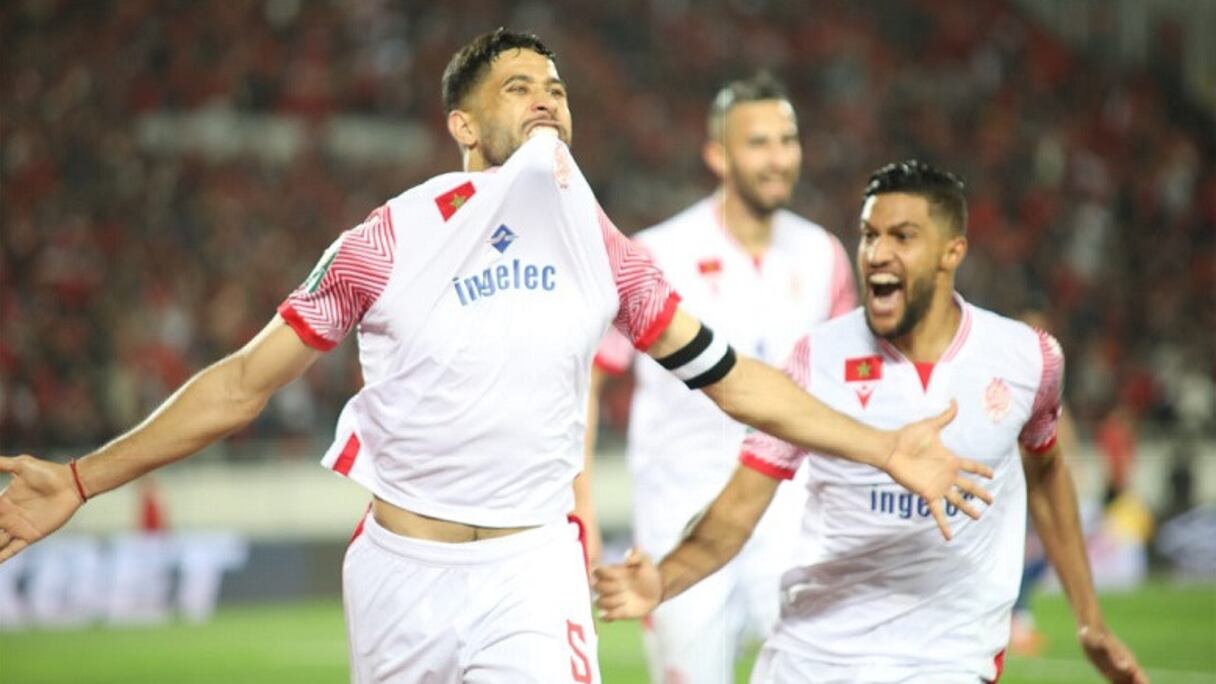 La joie des joueurs du Wydad.