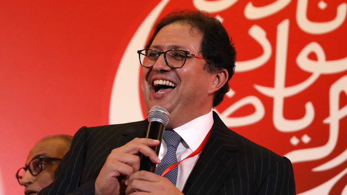 Hicham Ait Menna, élu président du Wydad de Casablanca.