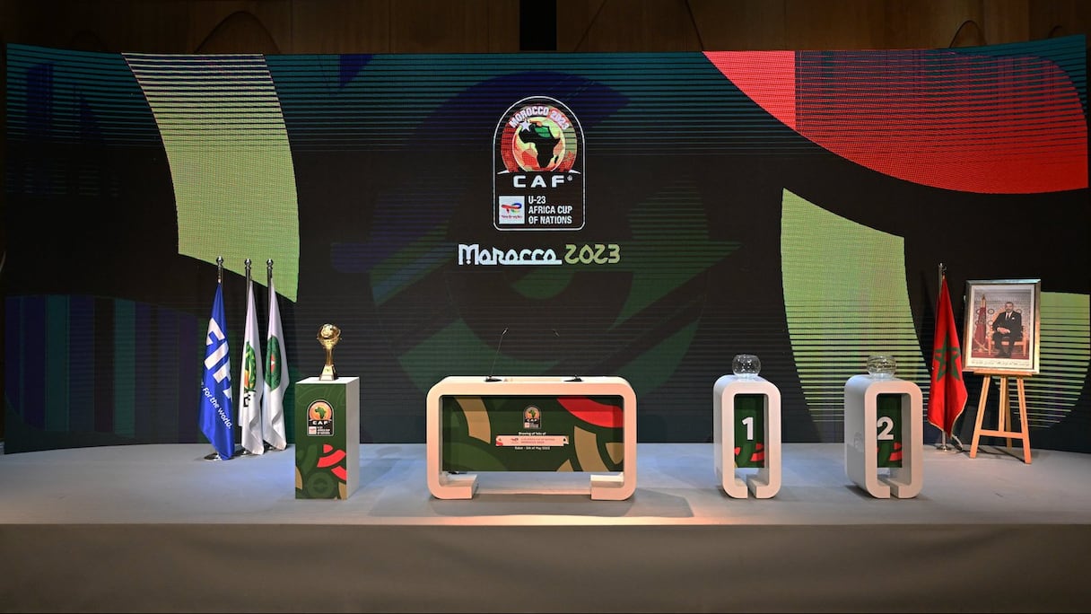 Tirage au sort de la CAN U23 au Maroc, le vendredi 5 mai 2023 au Complexe Mohammed VI de football.