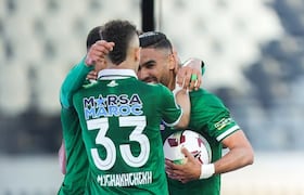 Les joueurs du Raja de Casablanca