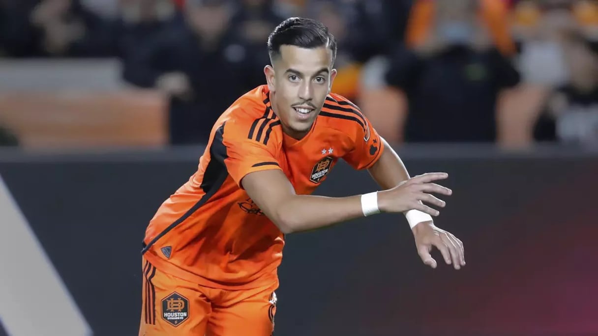 Amine Bassi avec le Houston Dynamo