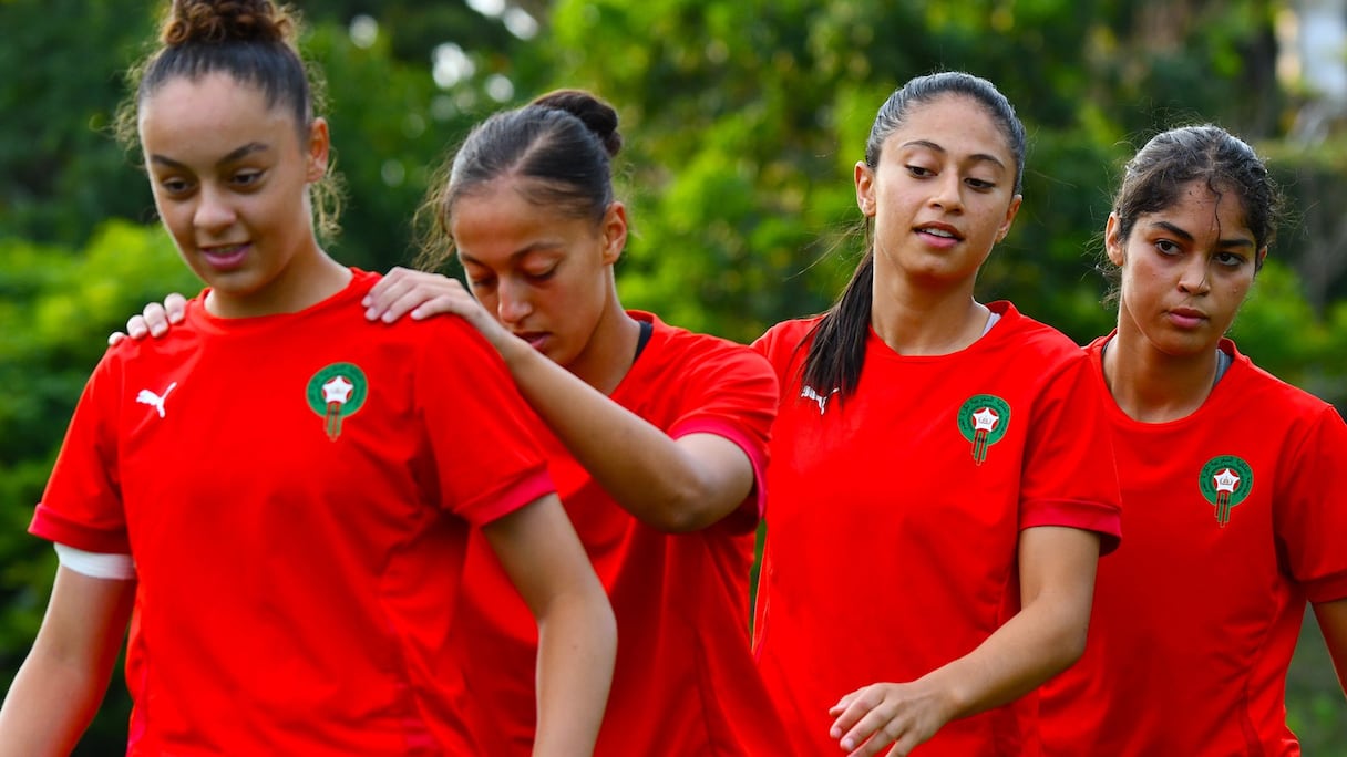Les Lioncelles de l'Atlas lors d'une séance d'entrainement en Colombie