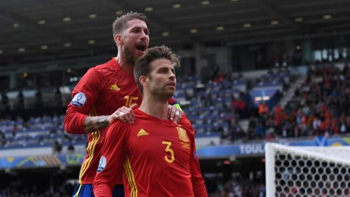 Piqué et Ramos forment la charnière centrale de la Roja.