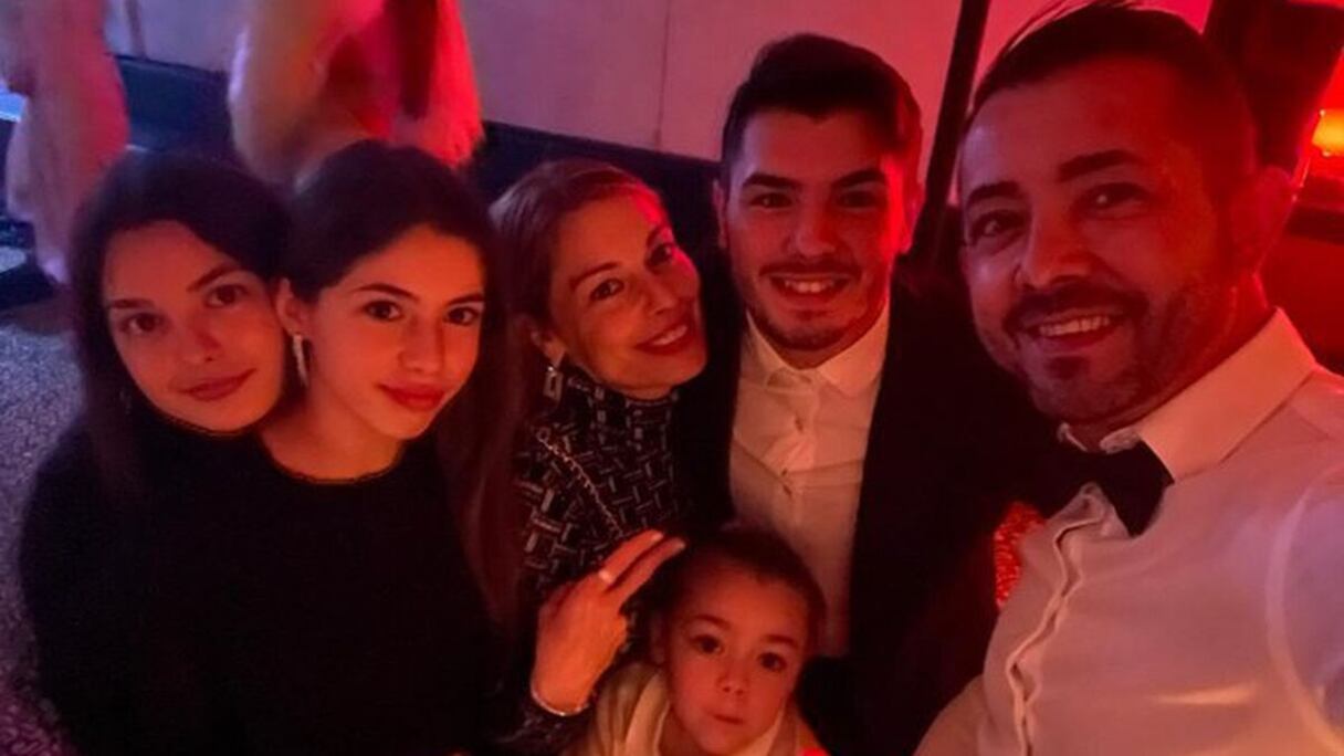 Brahim Diaz en famille.