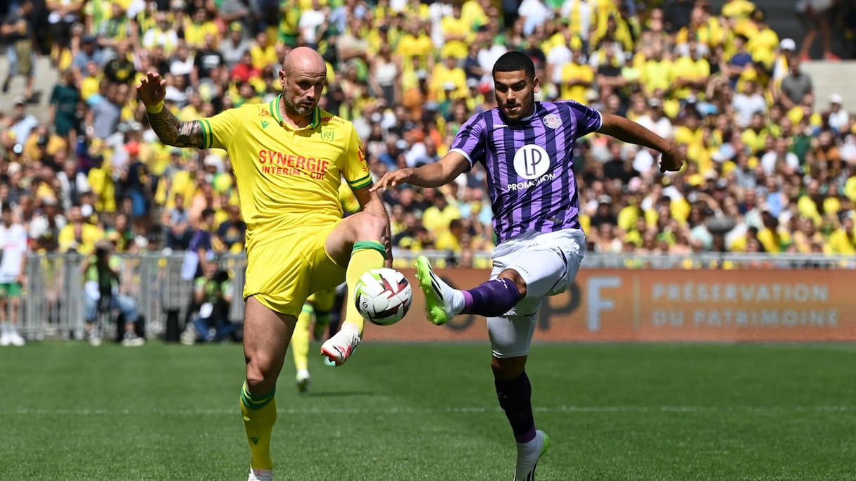 Zakaria Aboukhlal face à Nantes.