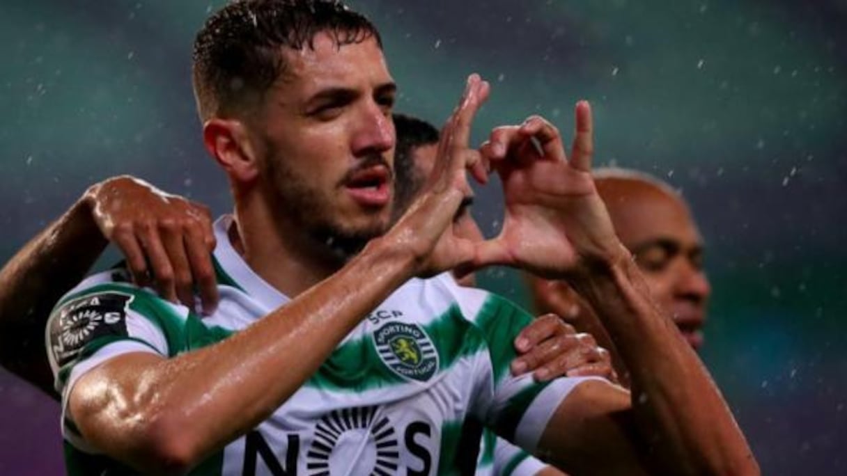 Zouhair Feddal, international marocain du Sporting Portugal.