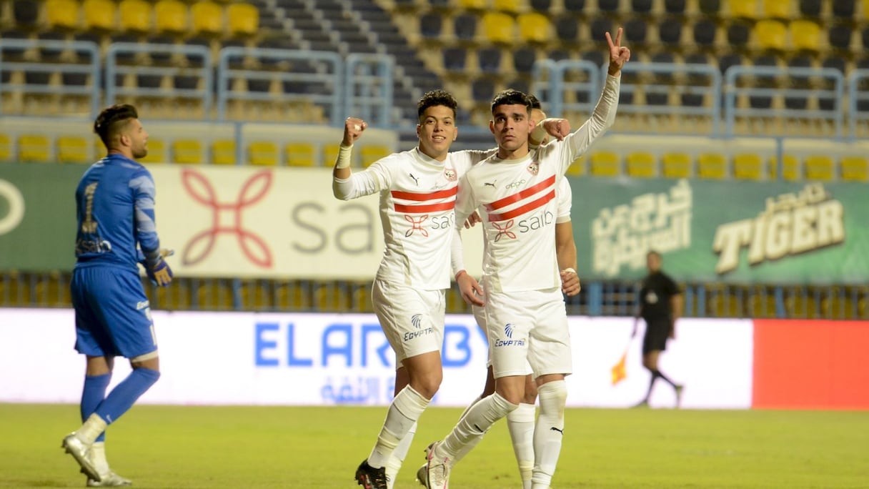 Achraf Bencharki (à droite) et Emam Ashour