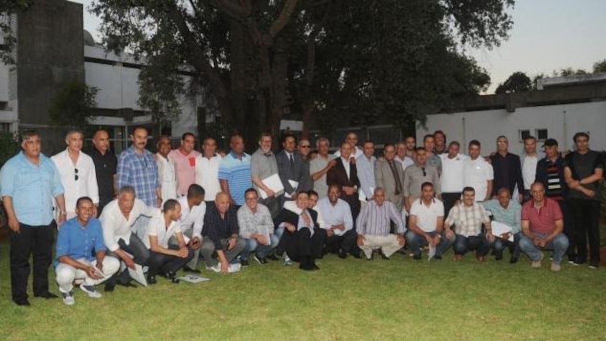 Les entraîneurs marocains réunis lors d'un stage de formation