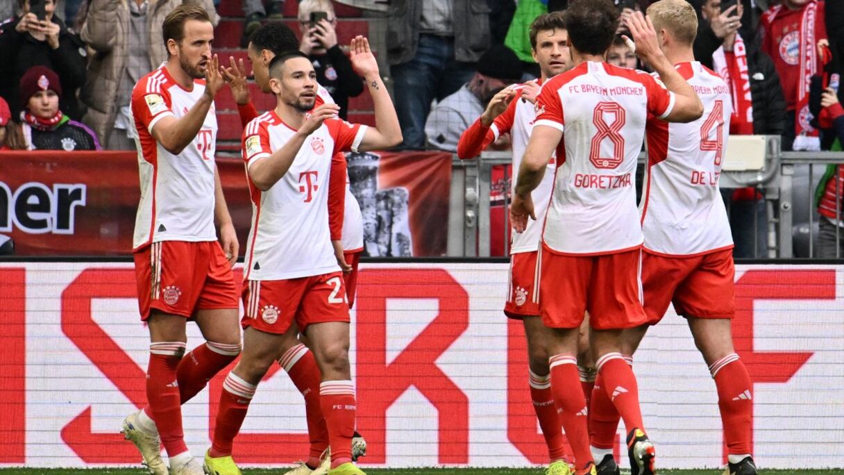 Les joueurs du Bayern Munich.