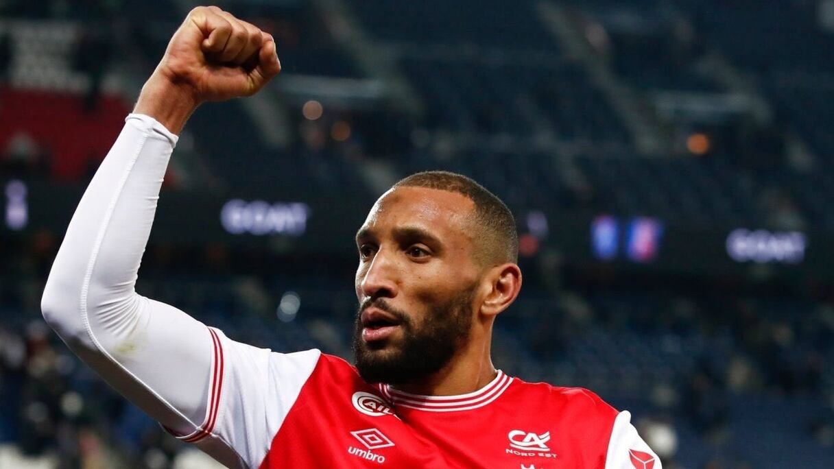Le capitaine de Stade de Reims, Yunis Abdelhamid.