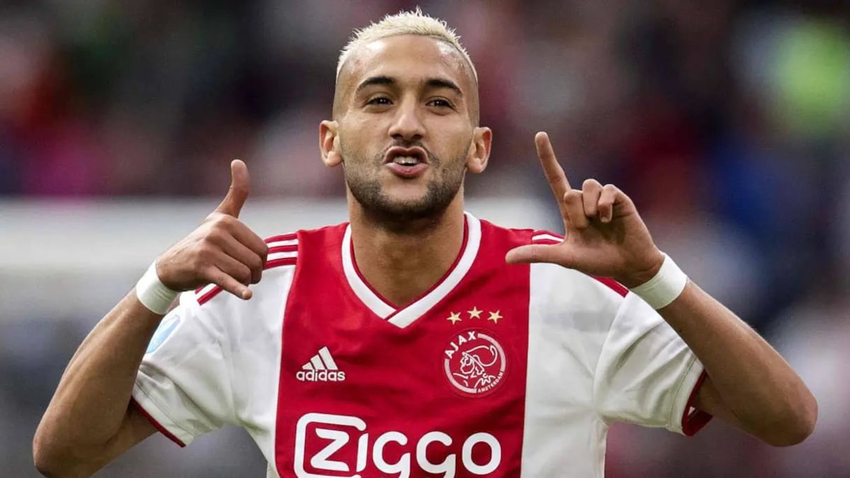 Hakim Ziyech sous les couleurs de l'Ajax