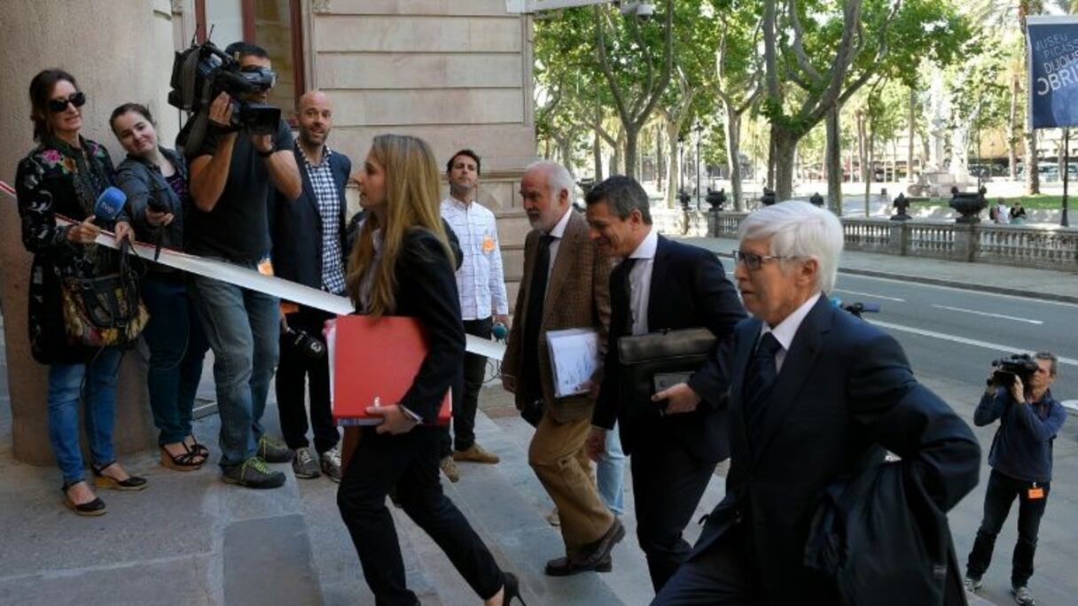 Les avocats de Messi au tribunal