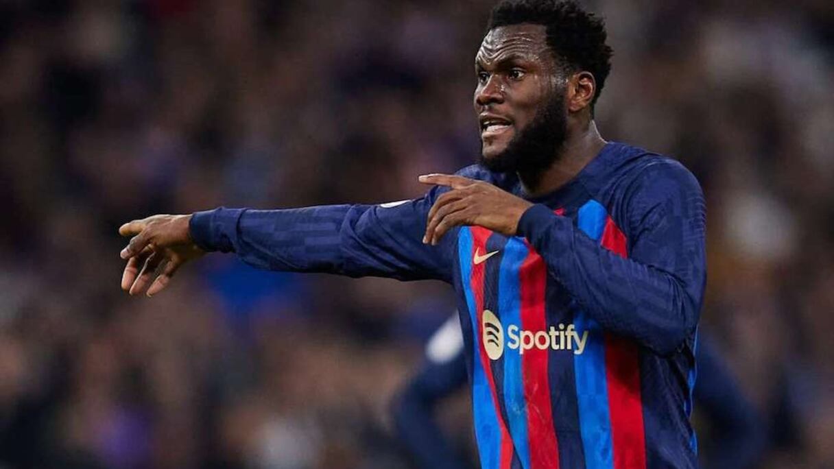 Franck Kessié avec le Barça.