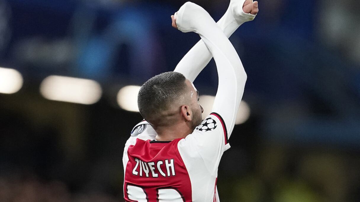 Hakim Ziyech avec l'Ajax Amsterdam.