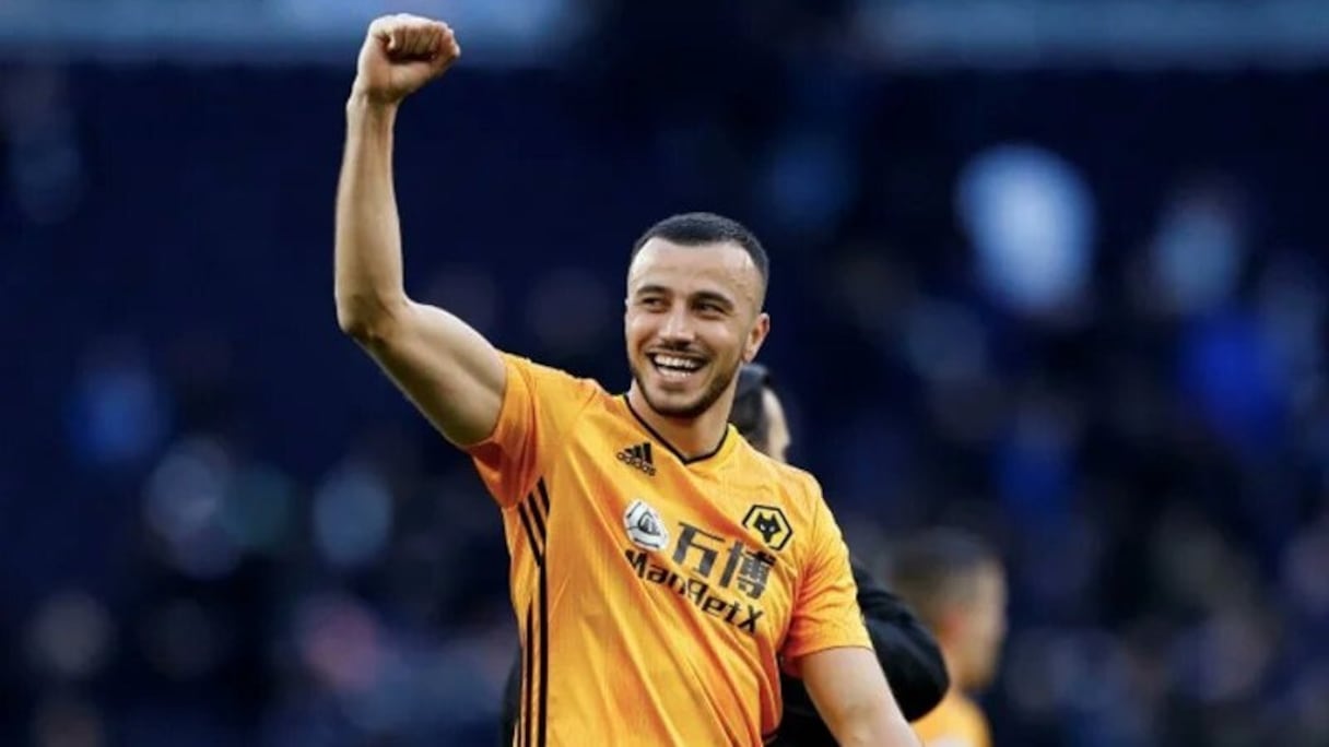 Romain Saïss sous les couleurs de Wolverhampton.