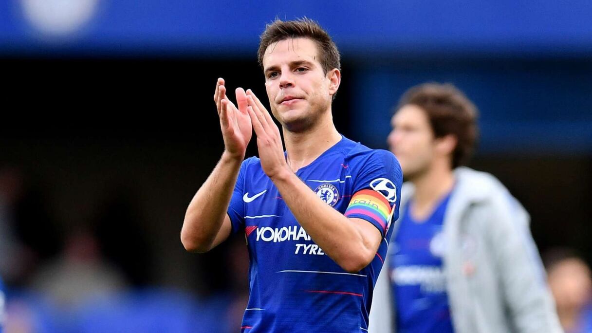 César Azpilicueta, capitaine de Chelsea.