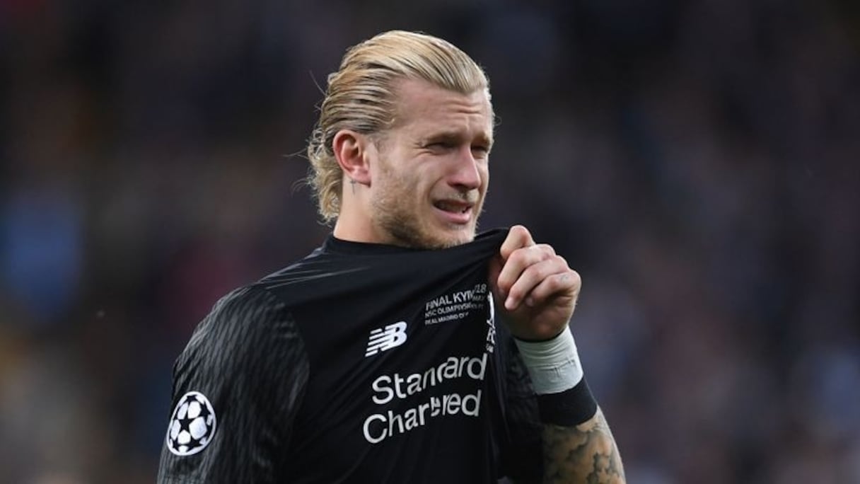 La détresse du gardien de Liverpool Loris Karius, fautif sur deux des buts du Real, le 26 mai 2018 en finale de Ligue des champions à Kiev.